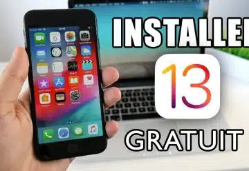mise à jour iOS 13